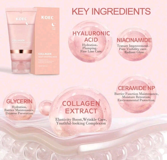KOEC 2pc Collagen Night Mask