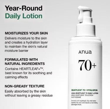 Anua Heartleaf 77 Soothing toner +70 daily lotion
